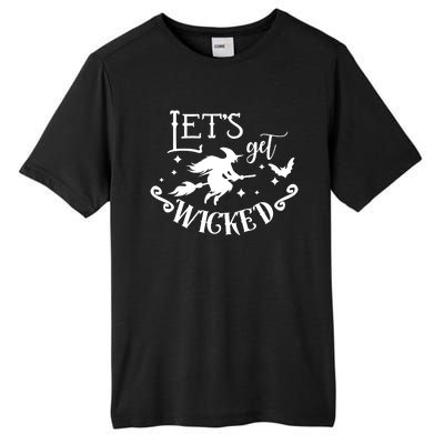 Lets Get Wicked Halloween Witch Funny Tall Fusion ChromaSoft Performance T-Shirt