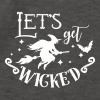 Lets Get Wicked Halloween Witch Funny Vector Backpack