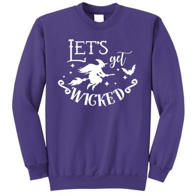 Lets Get Wicked Halloween Witch Funny Sweatshirt