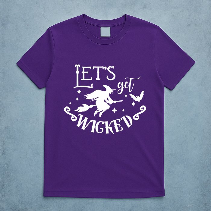 Lets Get Wicked Halloween Witch Funny T-Shirt