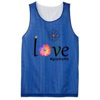 Love #Grannylife Watercolor Flower Bird Grandma Mother's Day Gift Mesh Reversible Basketball Jersey Tank