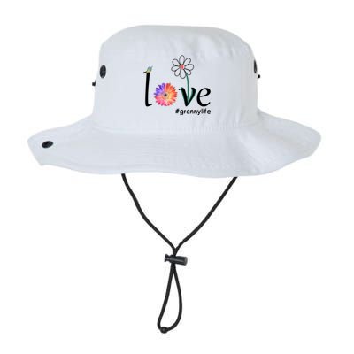 Love #Grannylife Watercolor Flower Bird Grandma Mother's Day Gift Legacy Cool Fit Booney Bucket Hat