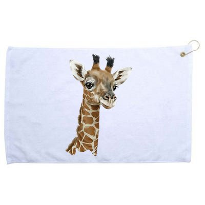 Love Giraffes Wo Giraffe Lovers Grommeted Golf Towel