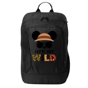 Lets Get Wild Safari Zoo Animal Kingdom Family Vacation City Backpack