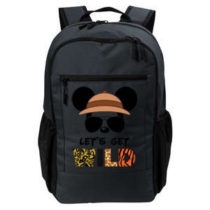 Lets Get Wild Safari Zoo Animal Kingdom Family Vacation Daily Commute Backpack