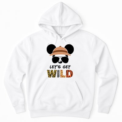 Lets Get Wild Safari Zoo Animal Kingdom Family Vacation Hoodie