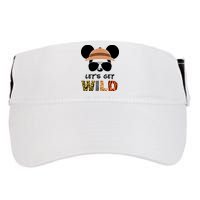 Lets Get Wild Safari Zoo Animal Kingdom Family Vacation Adult Drive Performance Visor