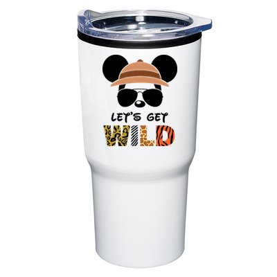 Lets Get Wild Safari Zoo Animal Kingdom Family Vacation Tumbler