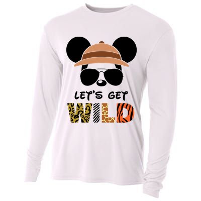 Lets Get Wild Safari Zoo Animal Kingdom Family Vacation Cooling Performance Long Sleeve Crew
