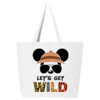 Lets Get Wild Safari Zoo Animal Kingdom Family Vacation 25L Jumbo Tote