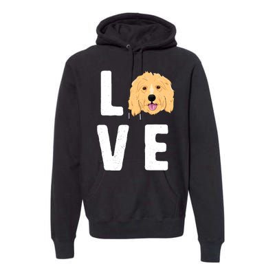 Love Goldendoodles Wo Dog Puppy Doodle Premium Hoodie