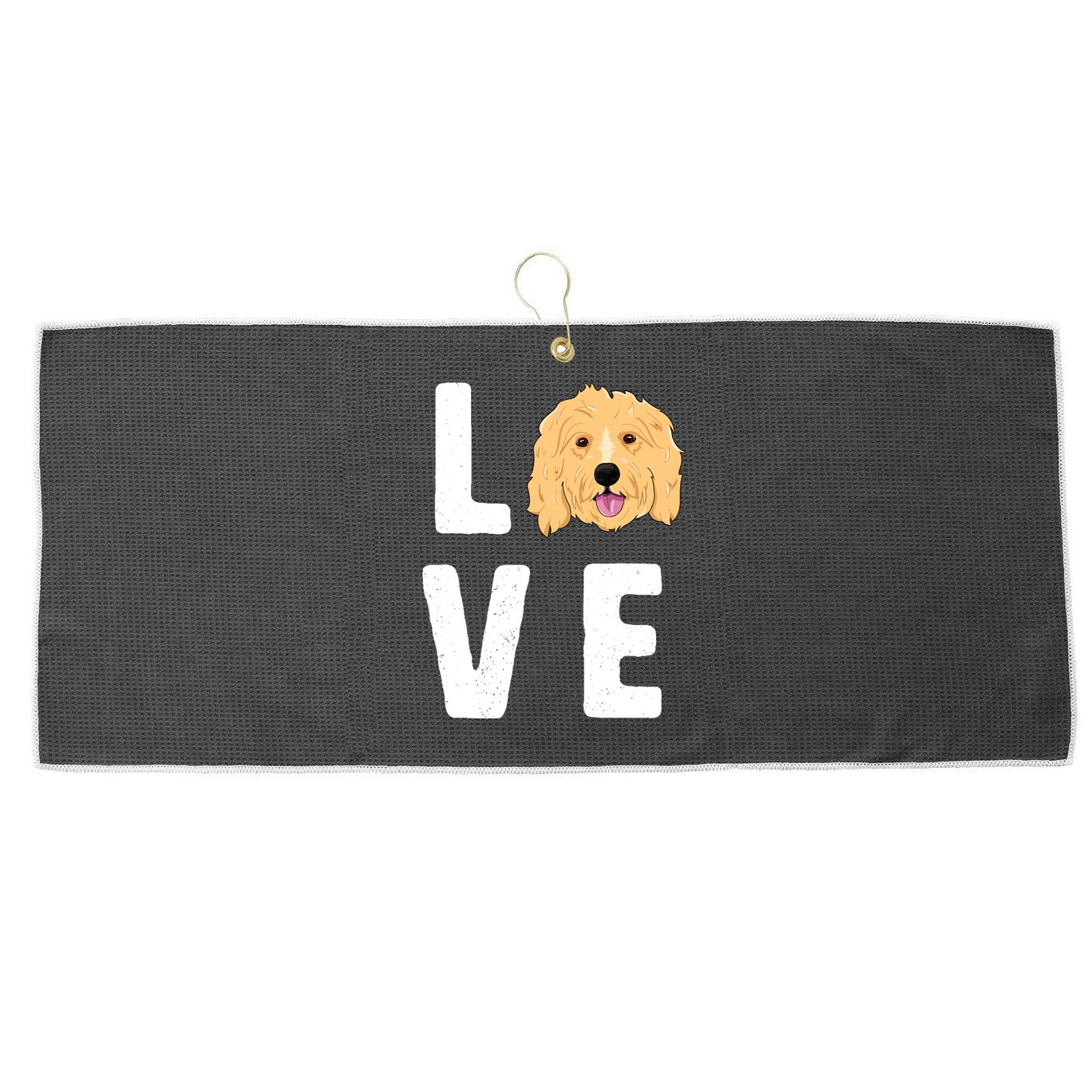 Love Goldendoodles Wo Dog Puppy Doodle Large Microfiber Waffle Golf Towel