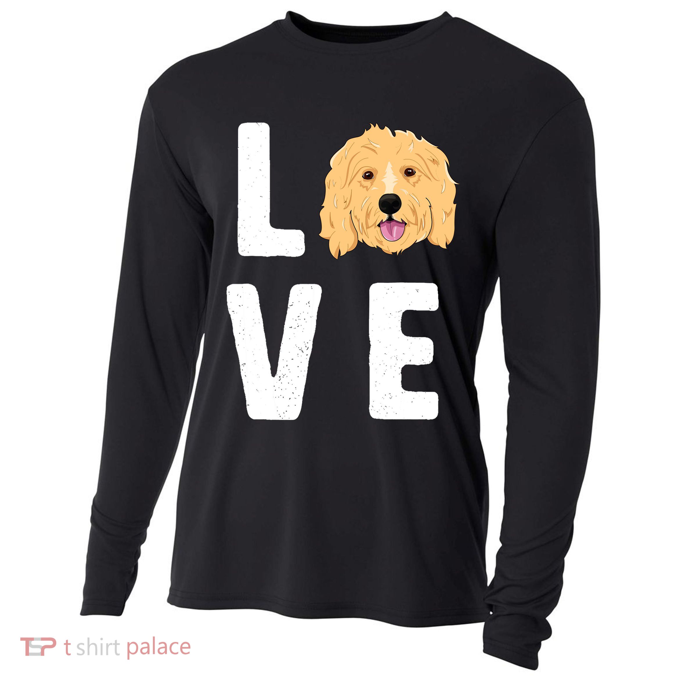 Love Goldendoodles Wo Dog Puppy Doodle Cooling Performance Long Sleeve Crew