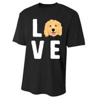 Love Goldendoodles Wo Dog Puppy Doodle Performance Sprint T-Shirt