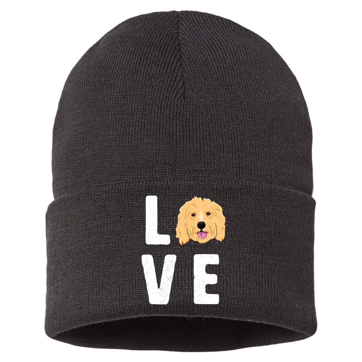 Love Goldendoodles Wo Dog Puppy Doodle Sustainable Knit Beanie