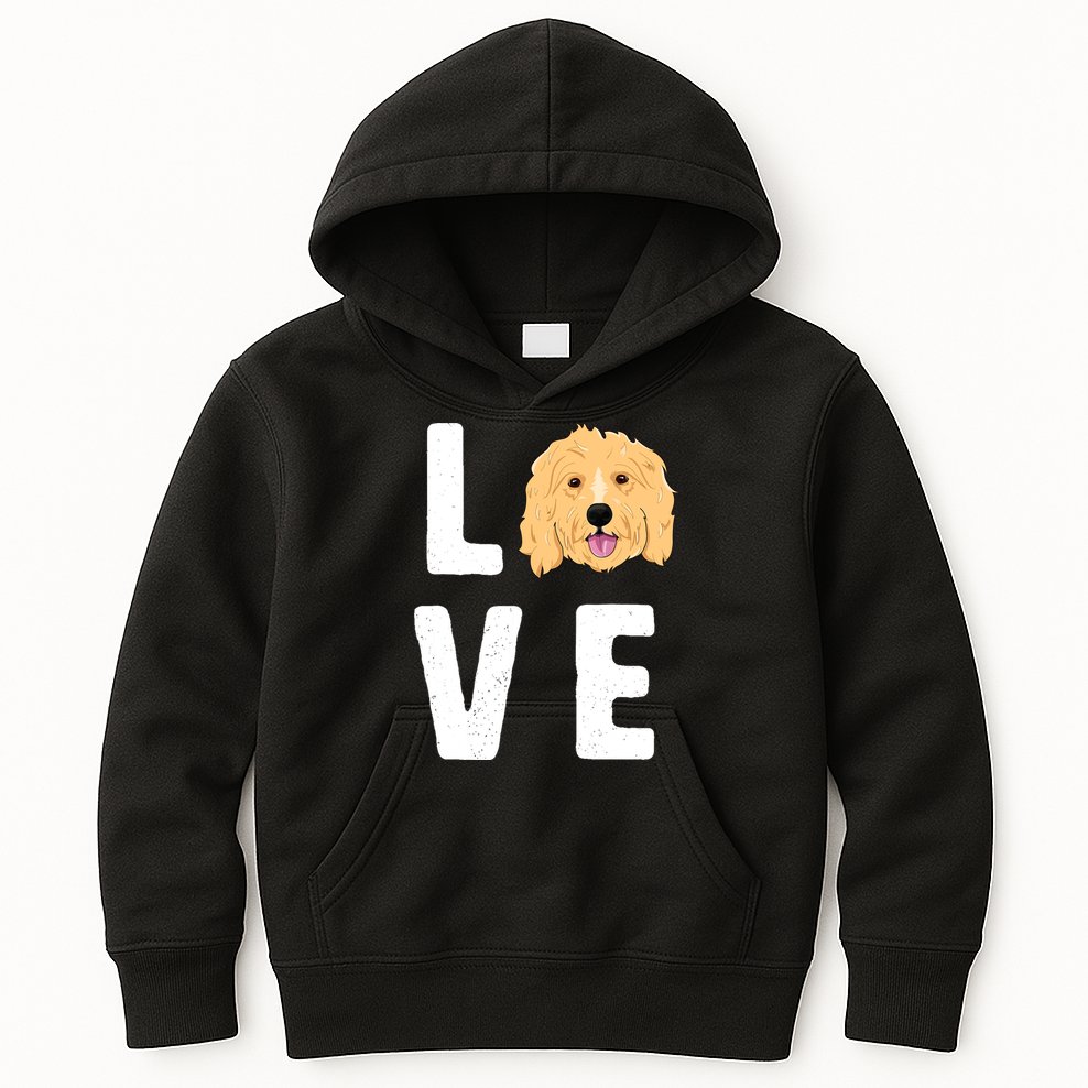 Love Goldendoodles Wo Dog Puppy Doodle Kids Hoodie