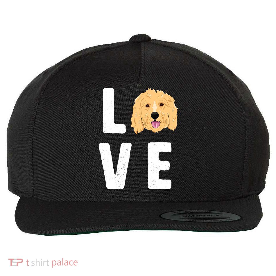 Love Goldendoodles Wo Dog Puppy Doodle Wool Snapback Cap