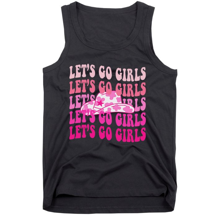 LetS Go Western Cowgirl Tank Top