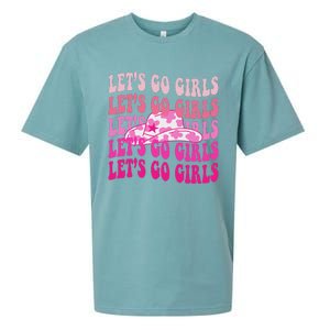 LetS Go Western Cowgirl Sueded Cloud Jersey T-Shirt