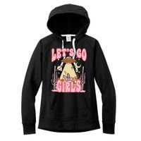 Lets Go Western Space Desert Cowgirl Bachelorette Women's Fleece Hoodie