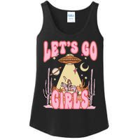 Lets Go Western Space Desert Cowgirl Bachelorette Ladies Essential Tank