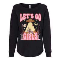 Lets Go Western Space Desert Cowgirl Bachelorette Womens California Wash Sweatshirt