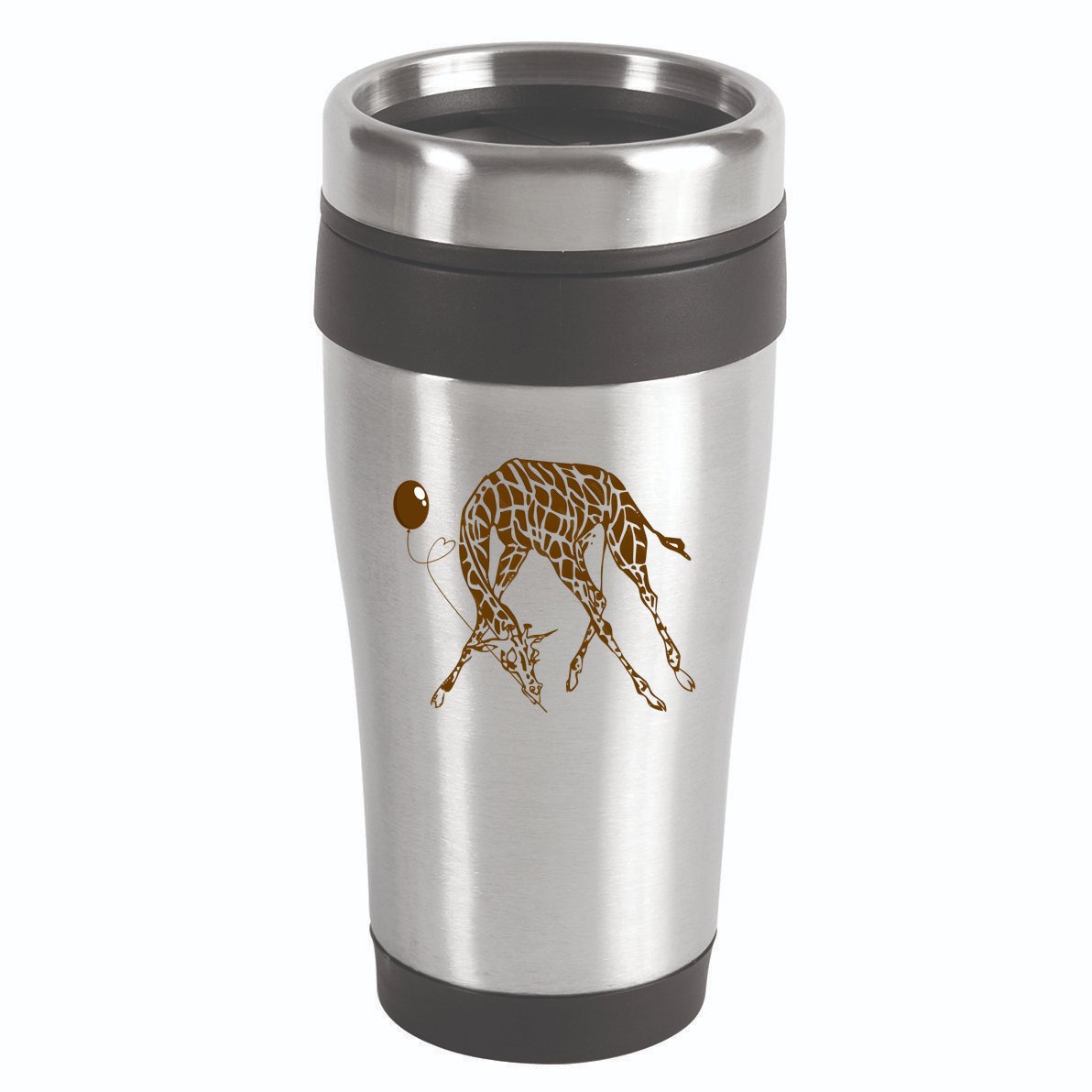 Love Giraffe Wildlife Balloon Wild Animal Gift 16oz Travel Tumbler