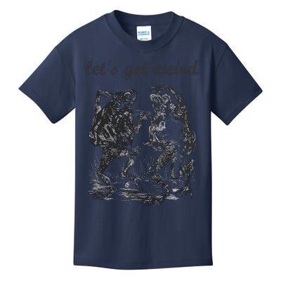 Let's Get Weird Dancing Frogs Drugs Fairy Tale Strange Dream Kids T-Shirt