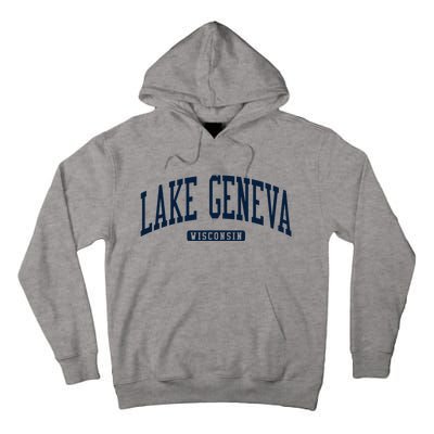 Lake Geneva Wisconsin Wi College University Style Tall Hoodie