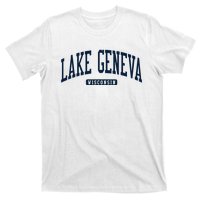 Lake Geneva Wisconsin Wi College University Style T-Shirt