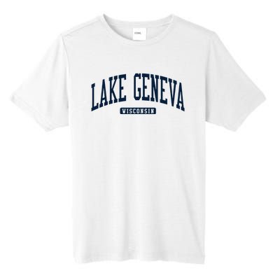 Lake Geneva Wisconsin Wi College University Style Tall Fusion ChromaSoft Performance T-Shirt