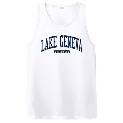 Lake Geneva Wisconsin Wi College University Style PosiCharge Competitor Tank