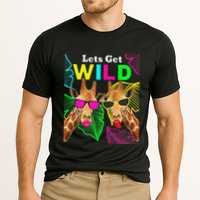 LetS Get Wild Zoo Animals Safari Party Giraffe With Glasses Cooling Performance Crew T-Shirt