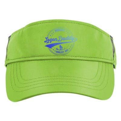 Legendaddy Gift Worlds Coolest Dad For Legendary Father Gift Adult Drive Performance Visor