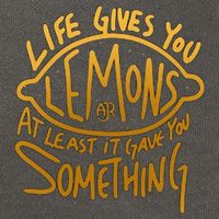 Live Gives You Lemon Air At Least It Gave You Something Cotton Canvas Backpack
