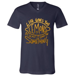 Live Gives You Lemon Air At Least It Gave You Something V-Neck T-Shirt