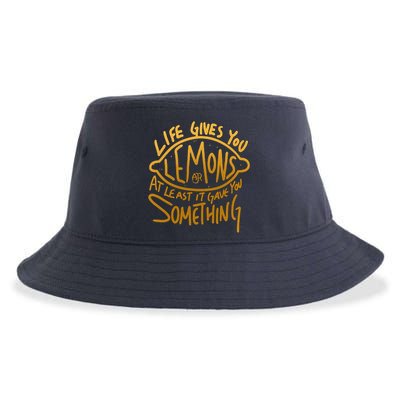 Live Gives You Lemon Air At Least It Gave You Something Sustainable Bucket Hat