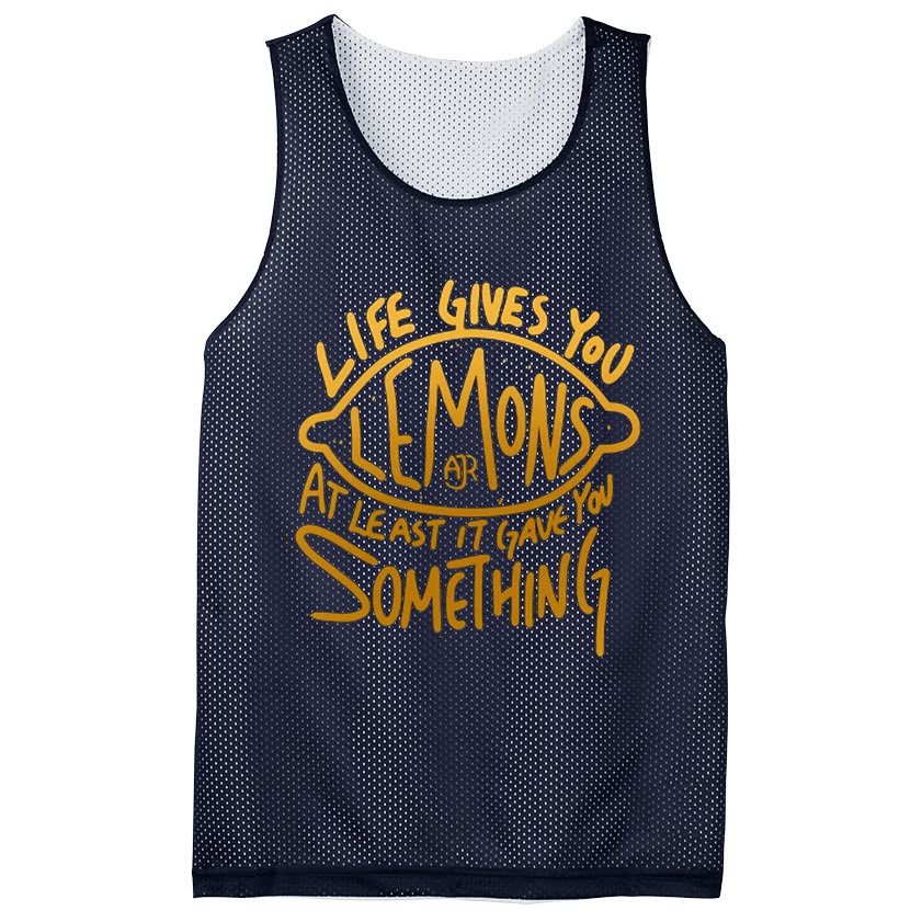 Live Gives You Lemon Air At Least It Gave You Something Mesh Reversible Basketball Jersey Tank