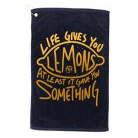 Live Gives You Lemon Air At Least It Gave You Something Golf Towel