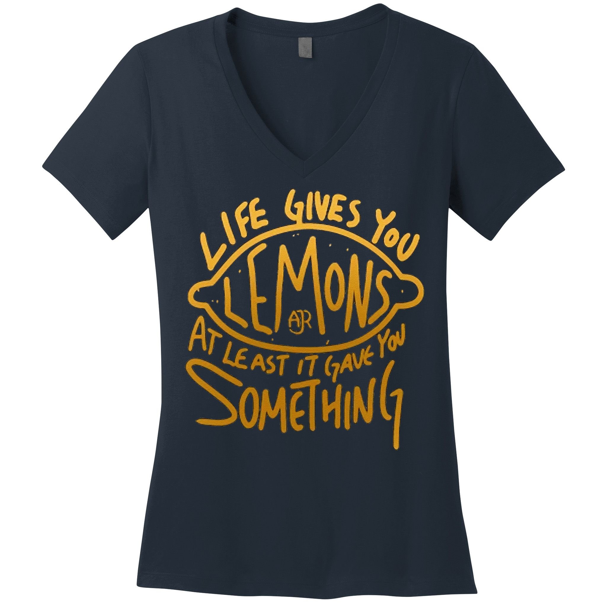 Live Gives You Lemon Air At Least It Gave You Something Women's V-Neck T-Shirt
