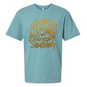 Live Gives You Lemon Air At Least It Gave You Something Sueded Cloud Jersey T-Shirt