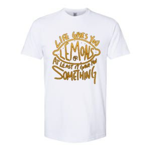 Live Gives You Lemon Air At Least It Gave You Something Softstyle CVC T-Shirt