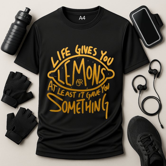 Live Gives You Lemon Air At Least It Gave You Something Cooling Performance Crew T-Shirt