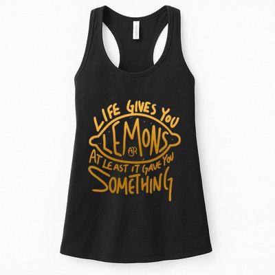 Live Gives You Lemon Air At Least It Gave You Something Womens Tank Top