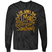 Live Gives You Lemon Air At Least It Gave You Something Tie-Dye Long Sleeve Shirt