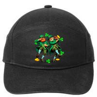 Leprechaun Gridd Y Dance St Patricks Day 7-Panel Snapback Hat