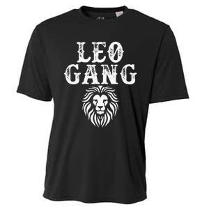 Leo gang Zodiac Sign astrology July August Birthday Leo Cooling Performance Crew T-Shirt