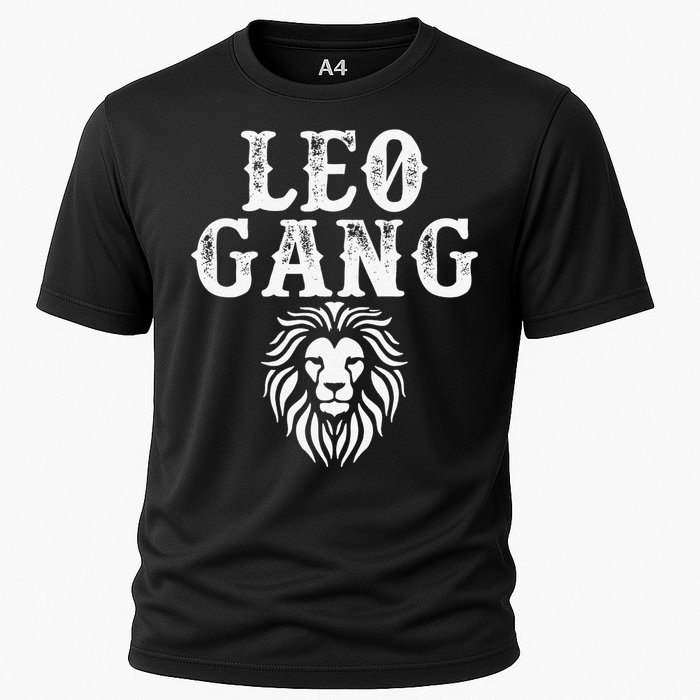 Leo gang Zodiac Sign astrology July August Birthday Leo Cooling Performance Crew T-Shirt