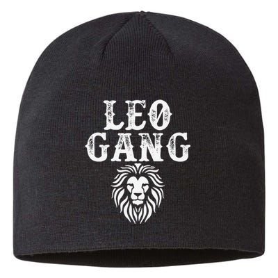 Leo gang Zodiac Sign astrology July August Birthday Leo Sustainable Beanie