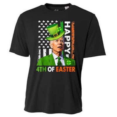 Leprechaun Happy 4th Of Easter Joe Biden St Patricks Day Cooling Performance Crew T-Shirt